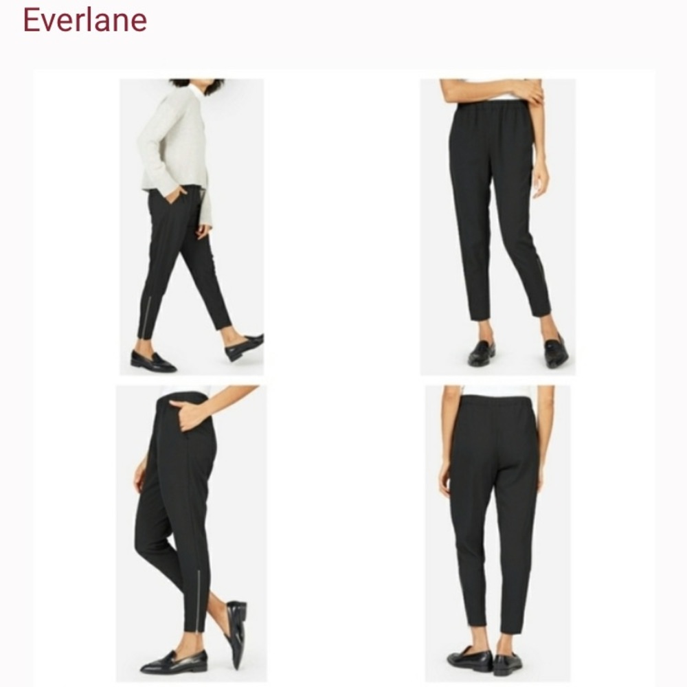Everlane Japanese GoWeave black jogger work pants